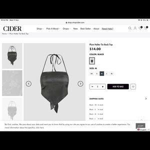 Plum Halter Tie Back Top